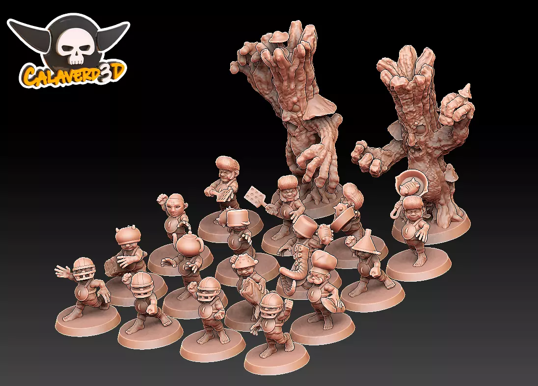 Gluttons Halflings  3D print model_0