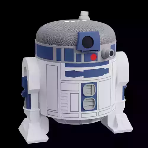 R2-D2 inspired stand for Google Home mini or Nest mini 3D print model