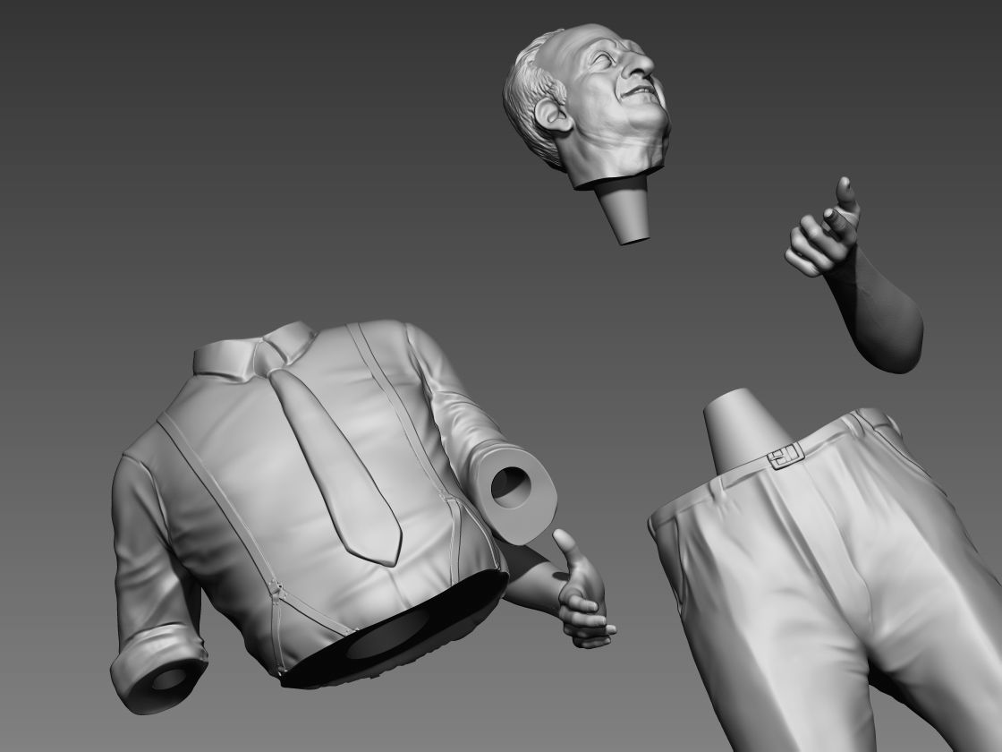 Enzo Ferrari Manager Car 3D print model_3