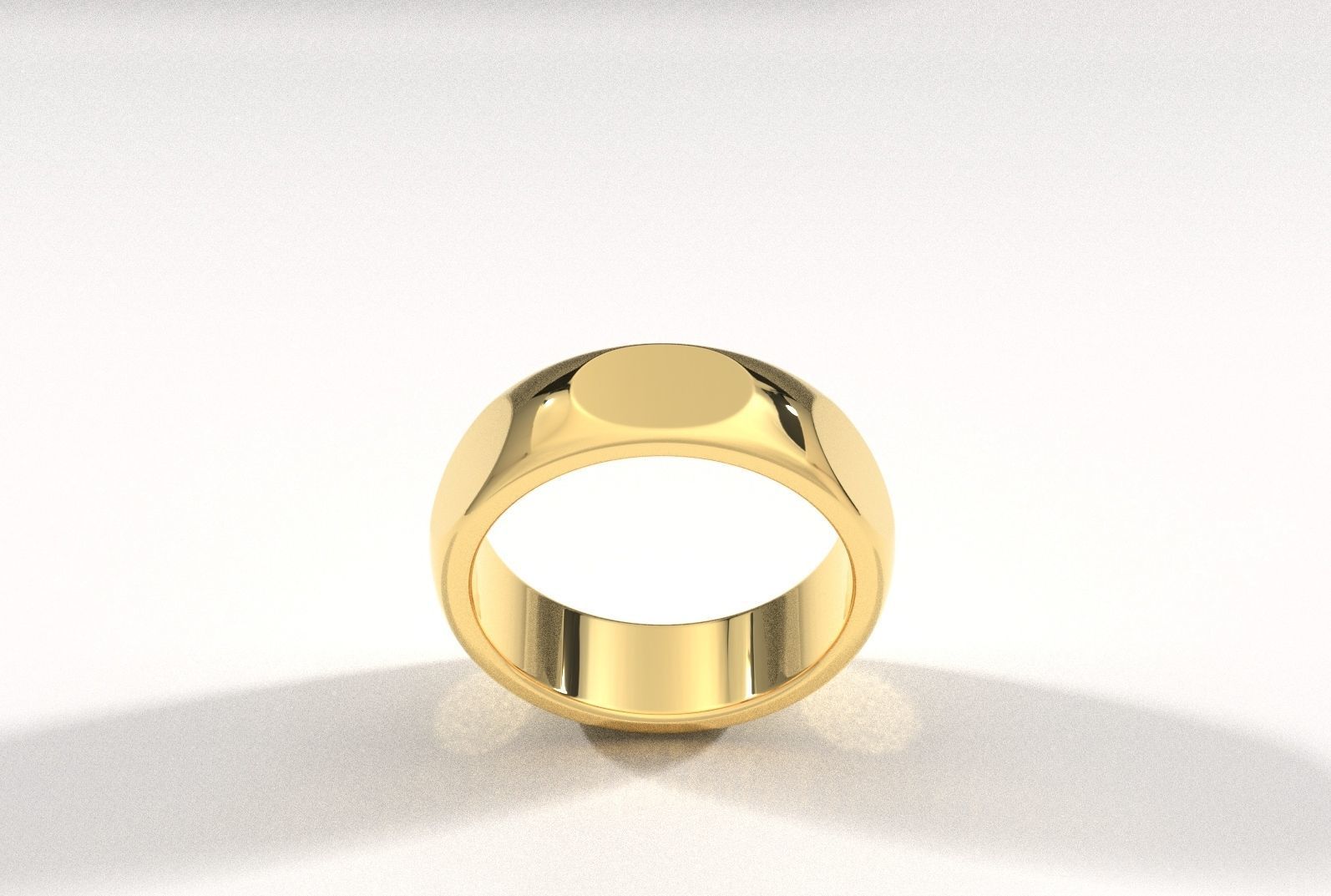 Minimalist Ring 3D print model_1