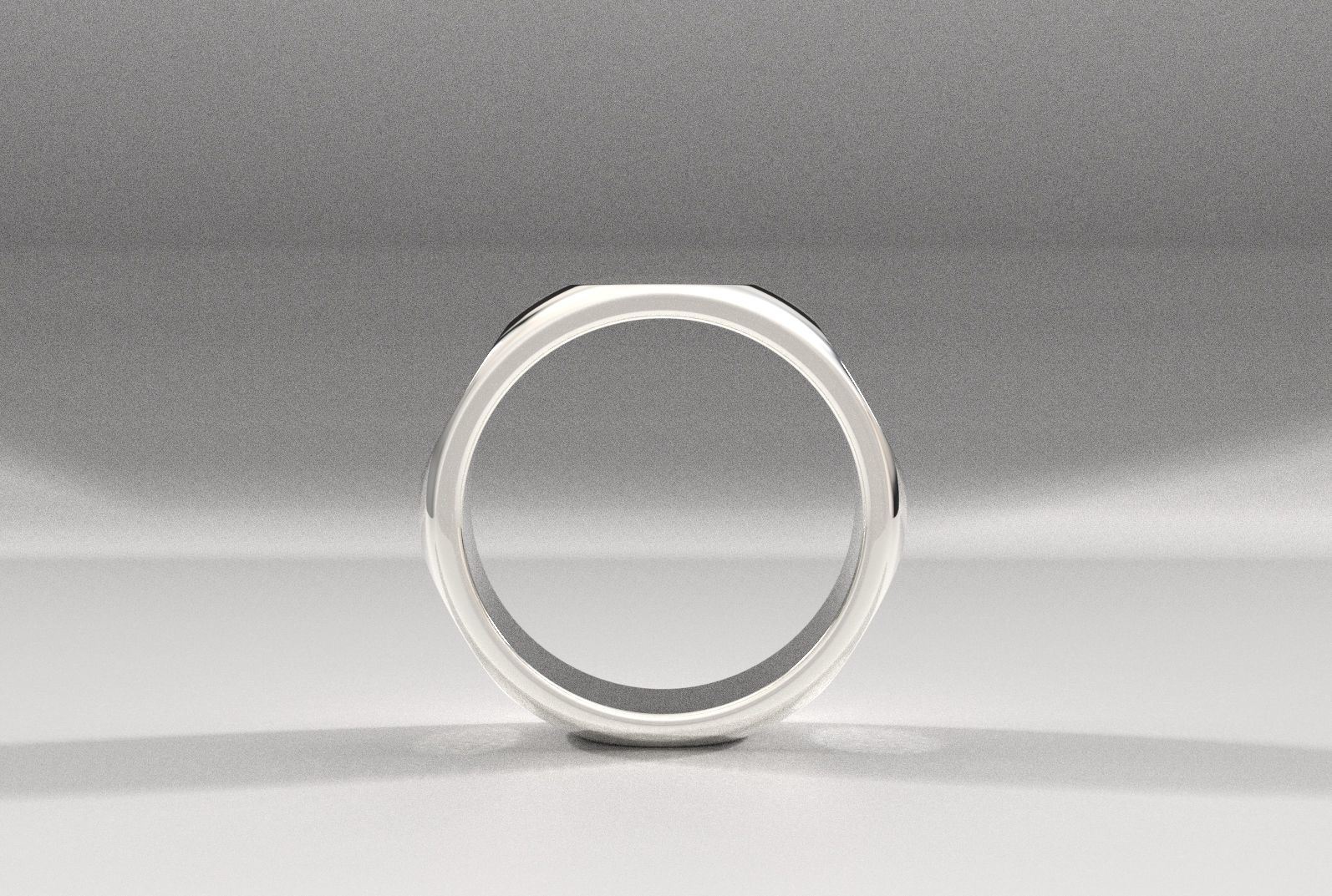 Minimalist Ring 3D print model_8