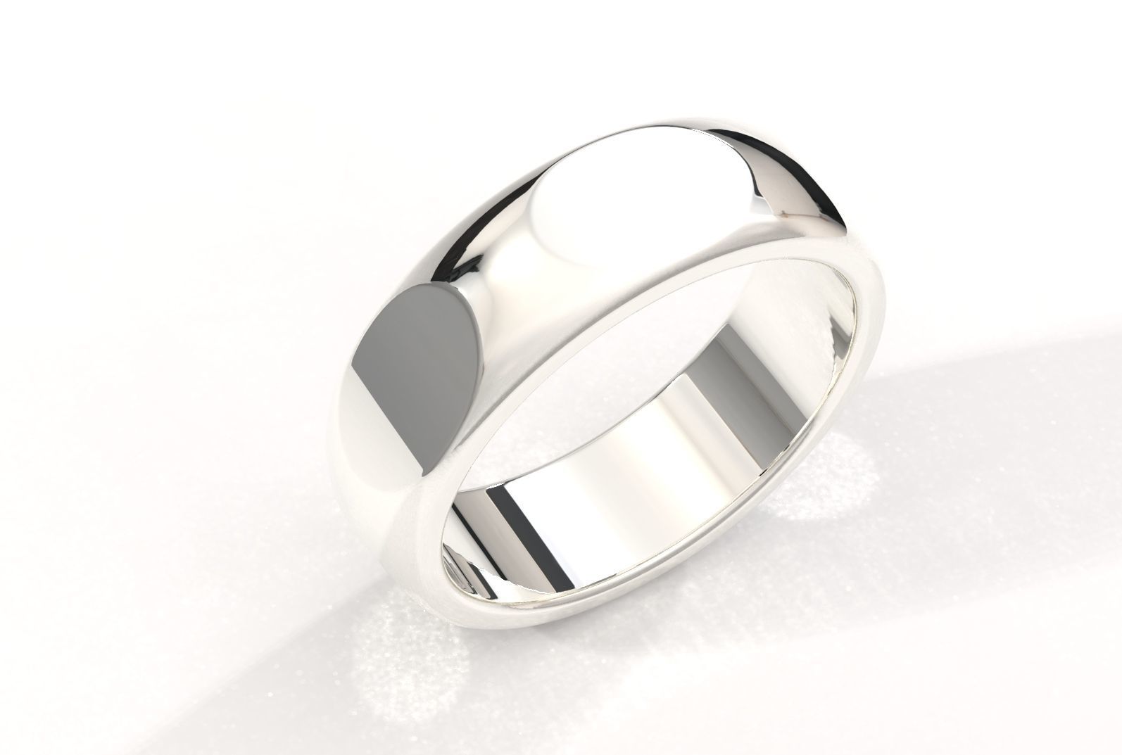 Minimalist Ring 3D print model_2