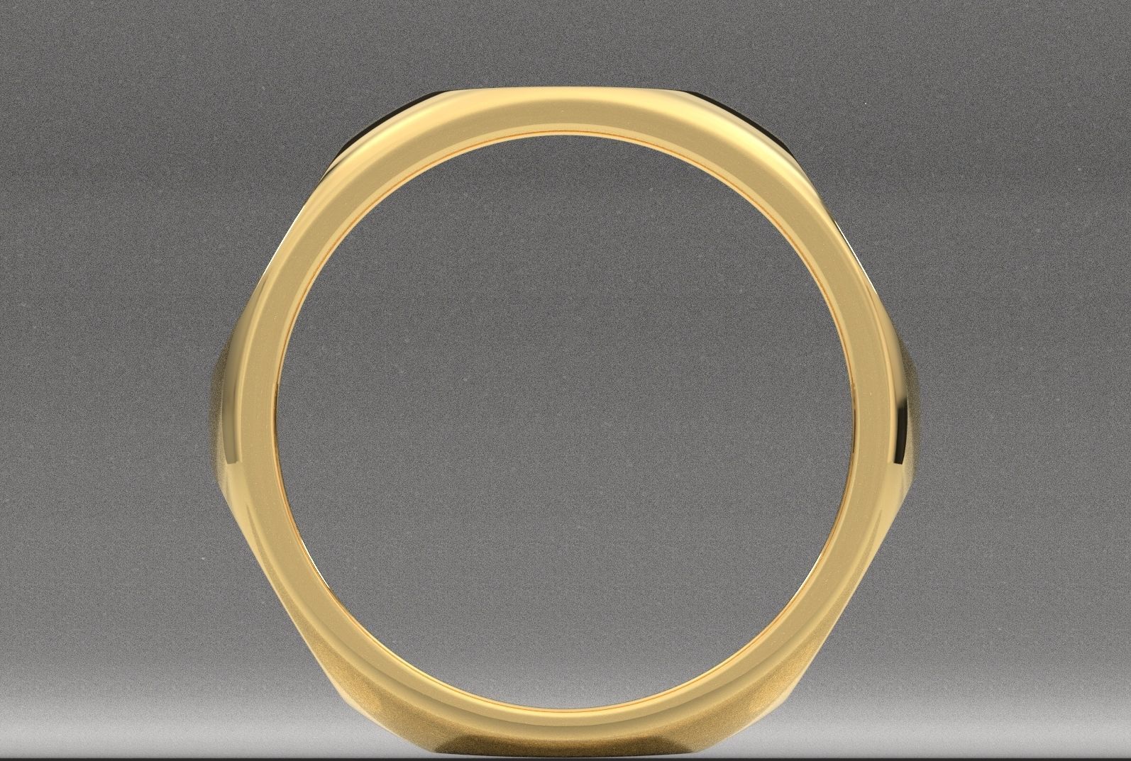 Minimalist Ring 3D print model_7