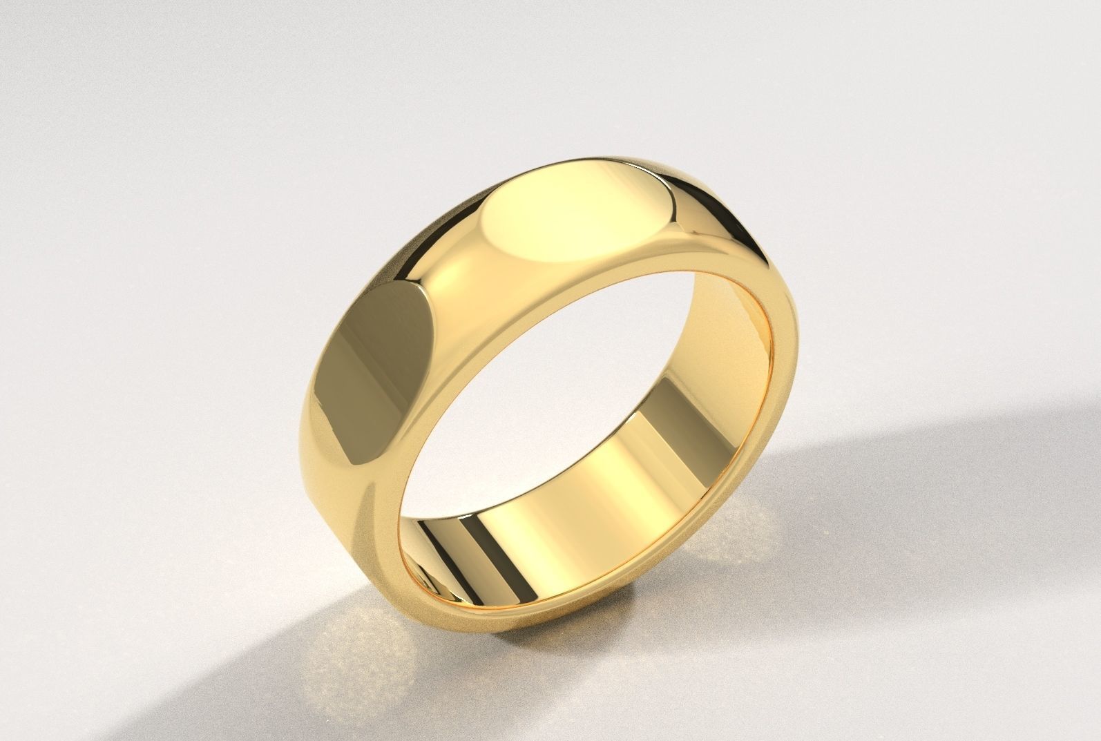 Minimalist Ring 3D print model_11