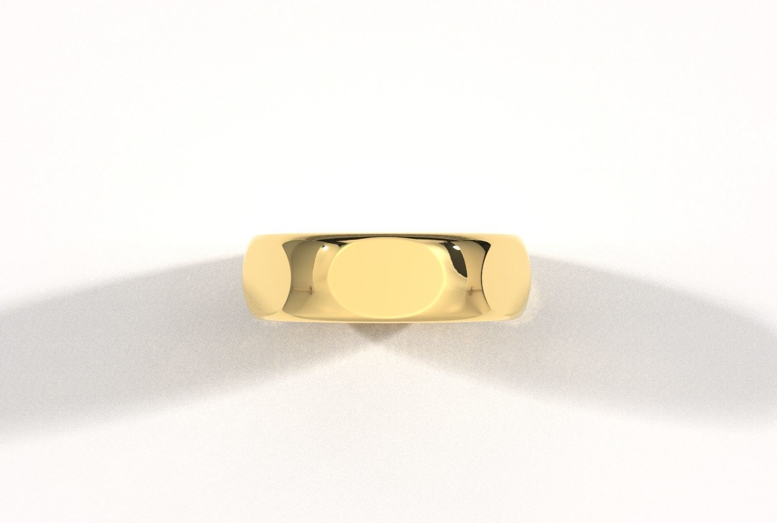 Minimalist Ring 3D print model_5