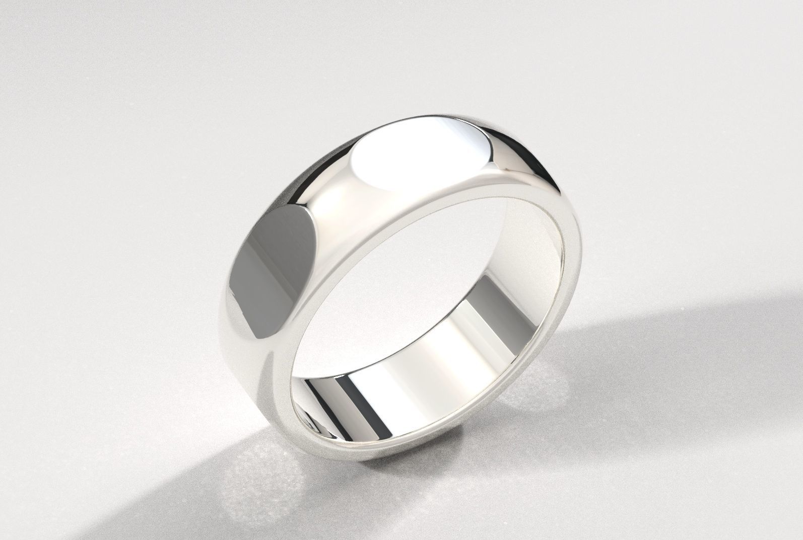 Minimalist Ring 3D print model_10
