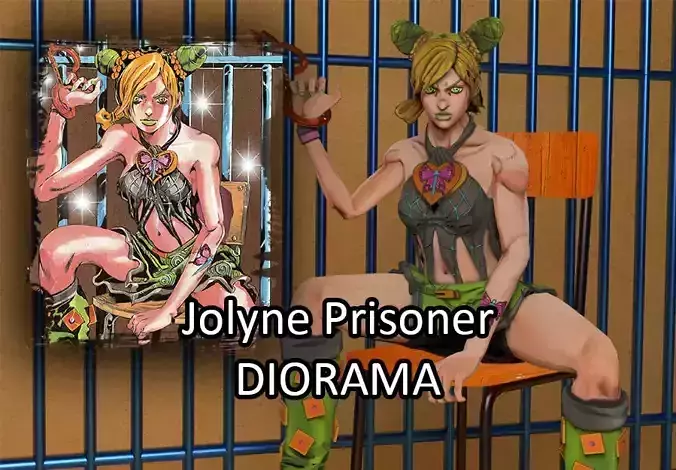 Jolyne Prisoner 3D print model