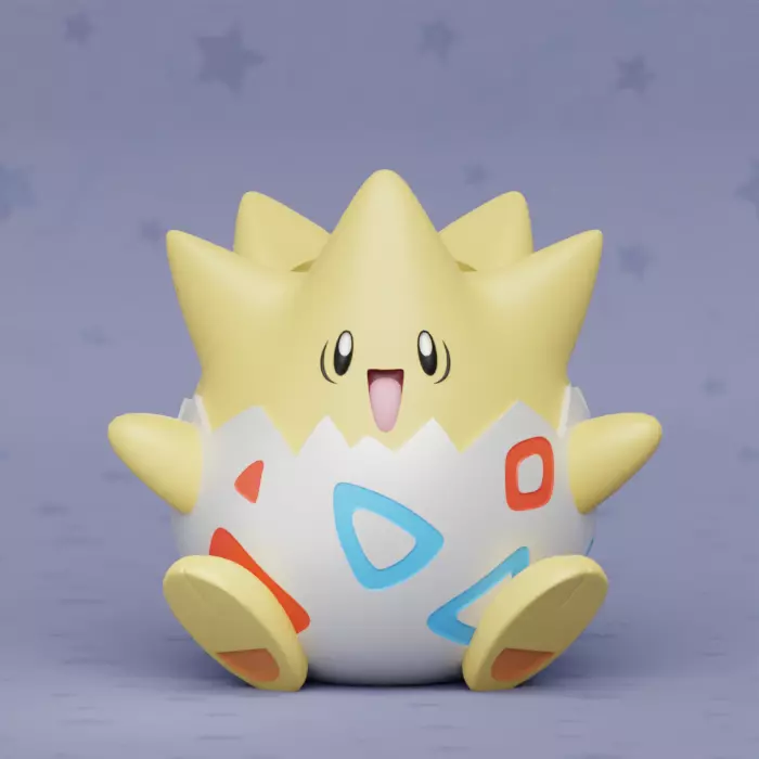 Togepi Pokemon Planter Pen Holder 3D print model_0