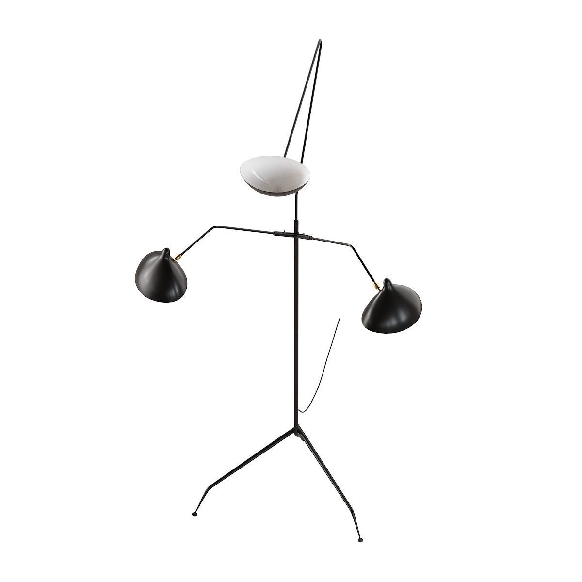 Lampadaire 3 Bras 3D model_16