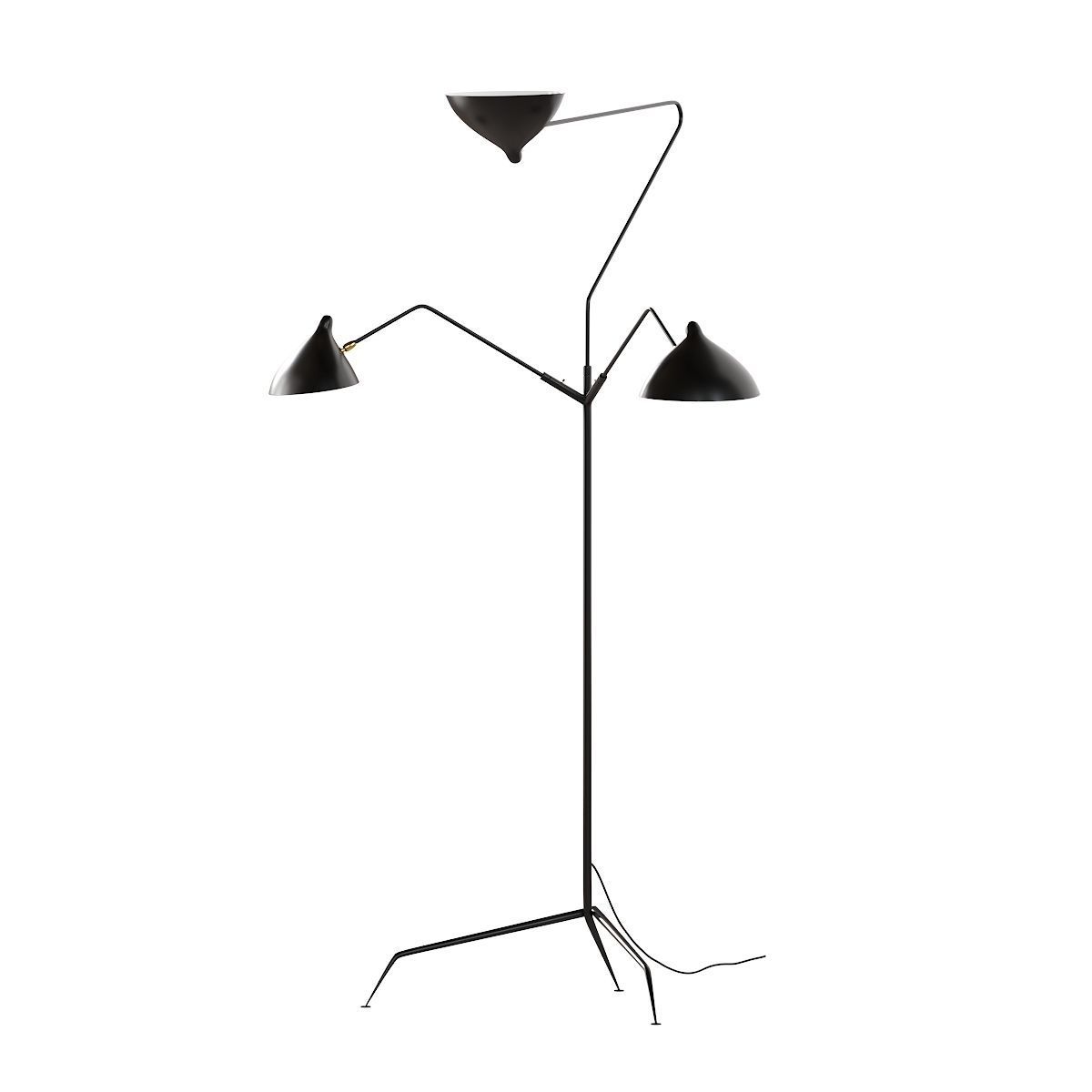 Lampadaire 3 Bras 3D model_17