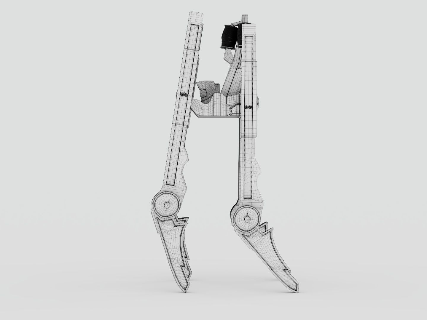 Tall walker robot from my Graduation Project 3D model_4