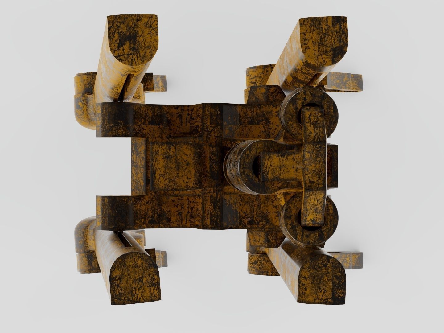 Tall walker robot from my Graduation Project 3D model_7