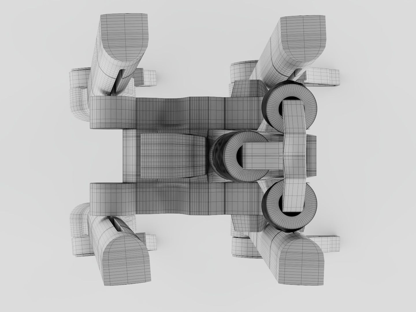 Tall walker robot from my Graduation Project 3D model_8