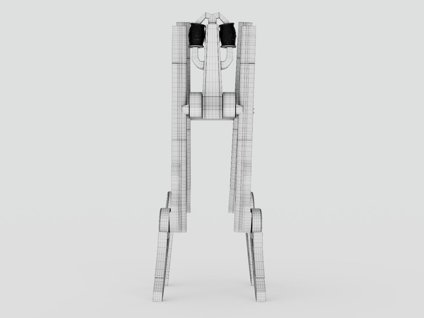 Tall walker robot from my Graduation Project 3D model_10