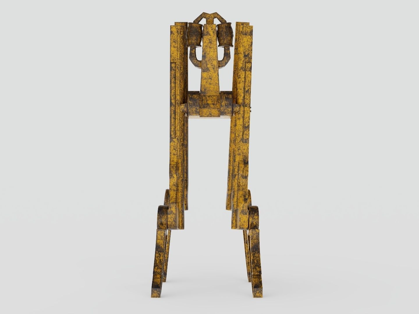 Tall walker robot from my Graduation Project 3D model_9