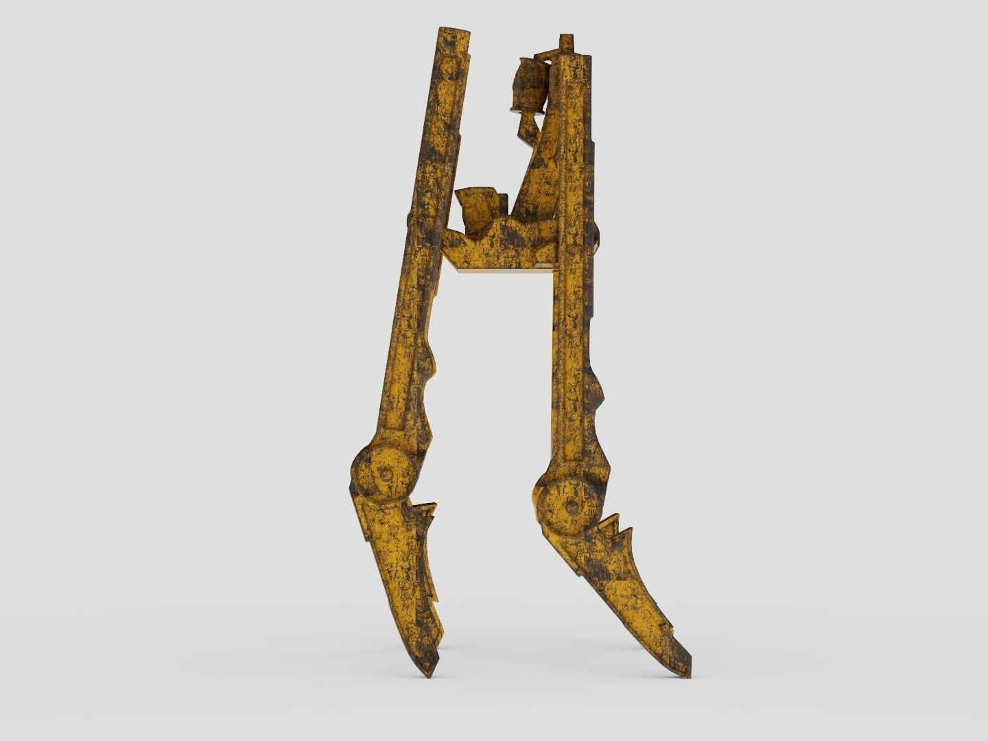 Tall walker robot from my Graduation Project 3D model_2