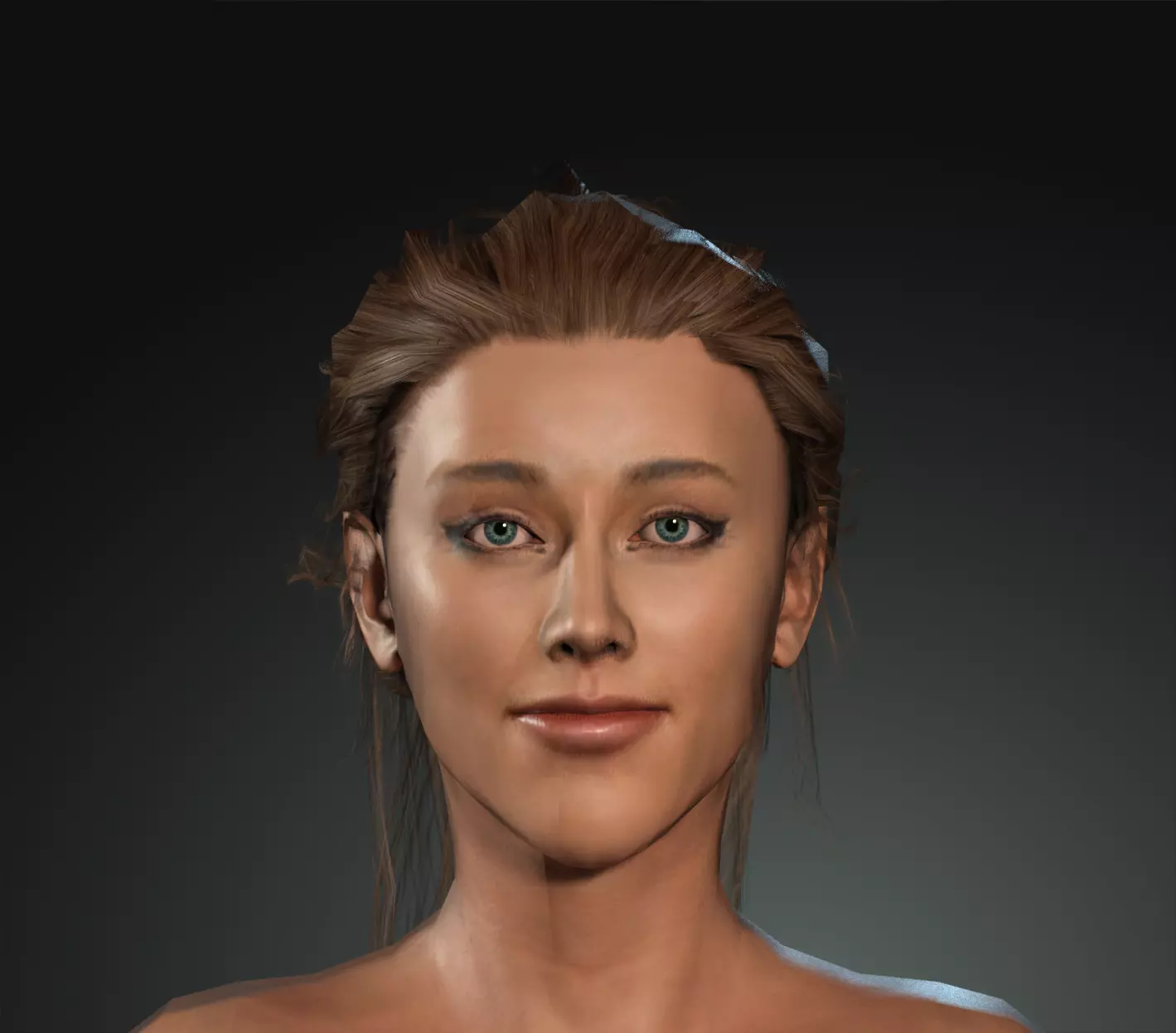 3d model of Ariana Grande 3D model low poly   for Game Low-poly 3D model_0