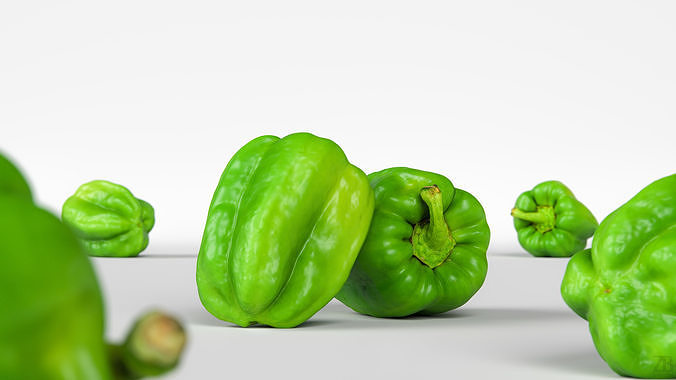Paprika 3D model 2