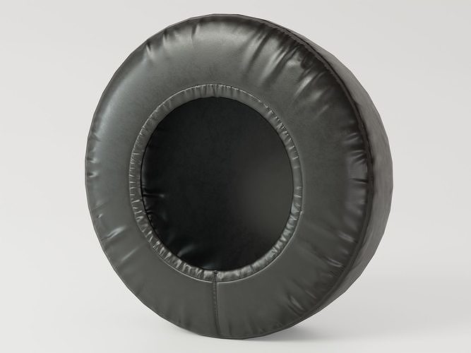 Tire Cover Low Poly PBR 4K Low-poly 3D model 2