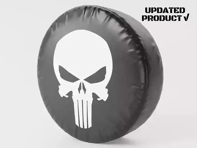 Tire Cover Low Poly PBR 4K