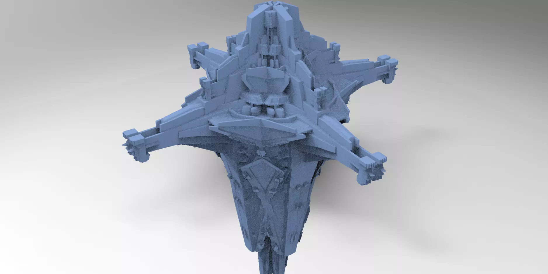 Colossal Mayan Tower 2 Low Polly 3D model
