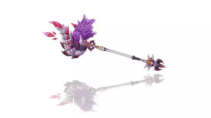 Demon Lord Scepter Low-poly 3D model