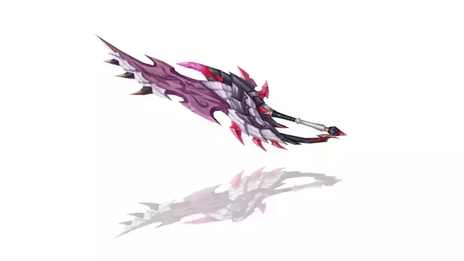 Demon Lord Sword Low-poly 3D model