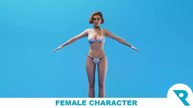 Realistic Female Character - Cened