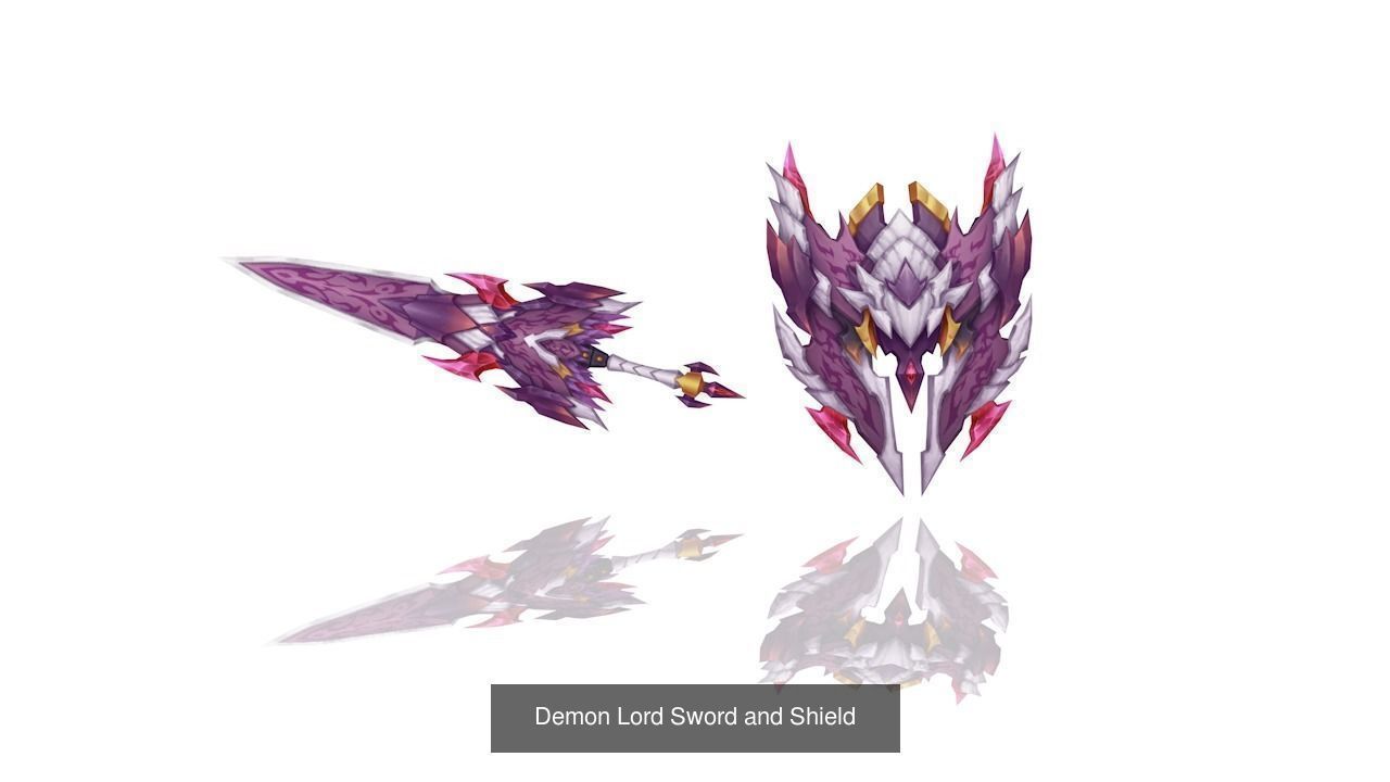 Demon Lord Weapons 3D Model Collection_11