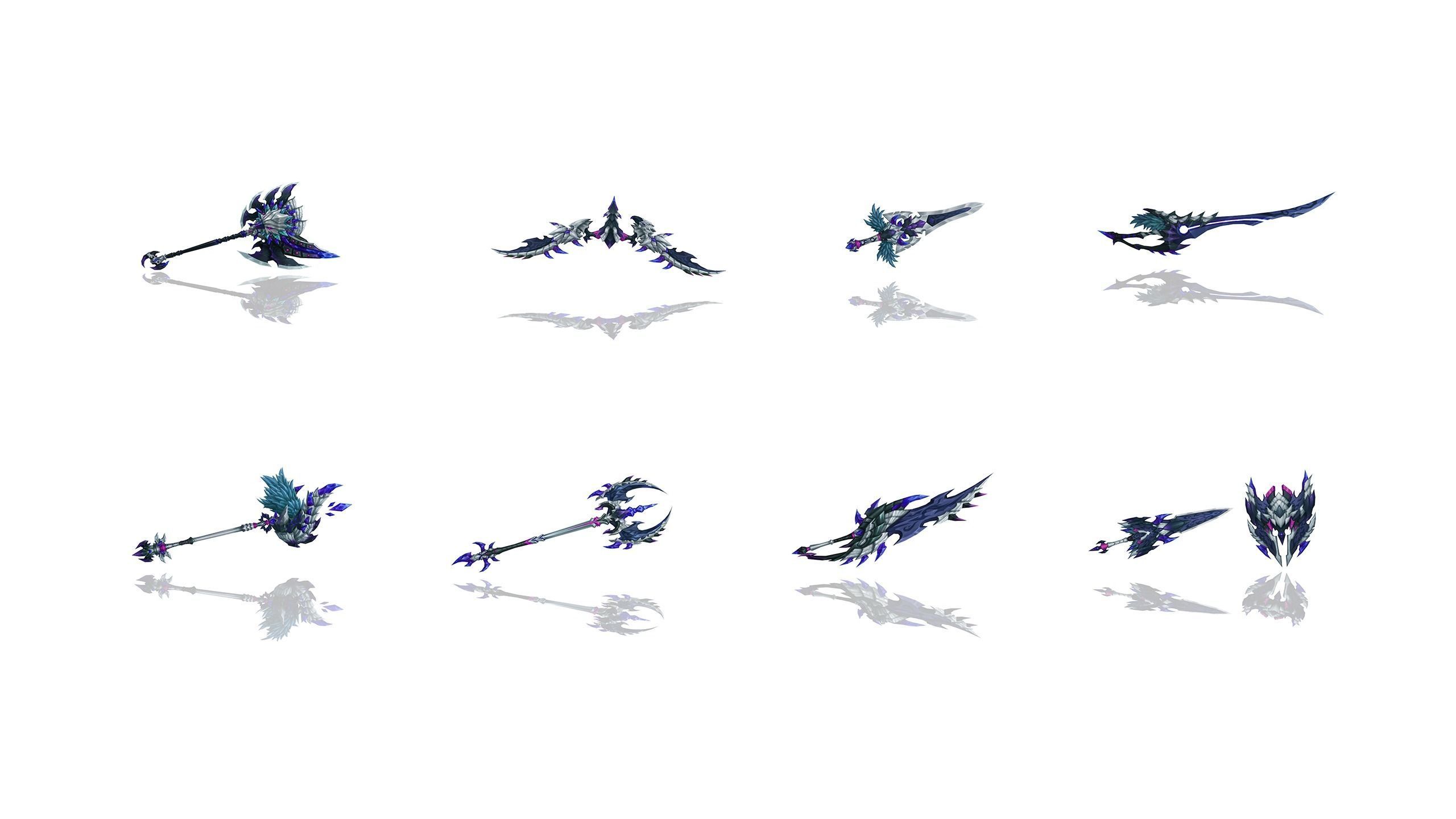 Demon Lord Weapons 3D Model Collection_2