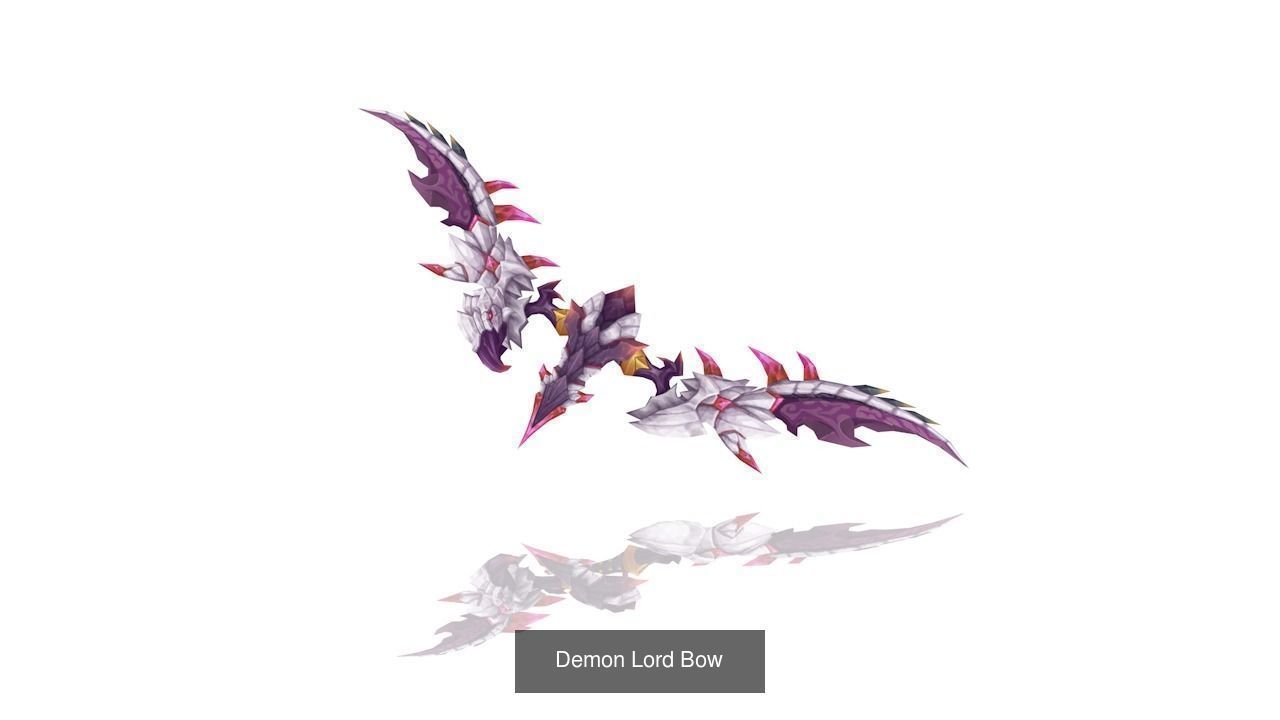 Demon Lord Weapons 3D Model Collection_5