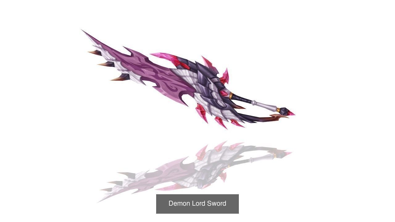 Demon Lord Weapons 3D Model Collection_10