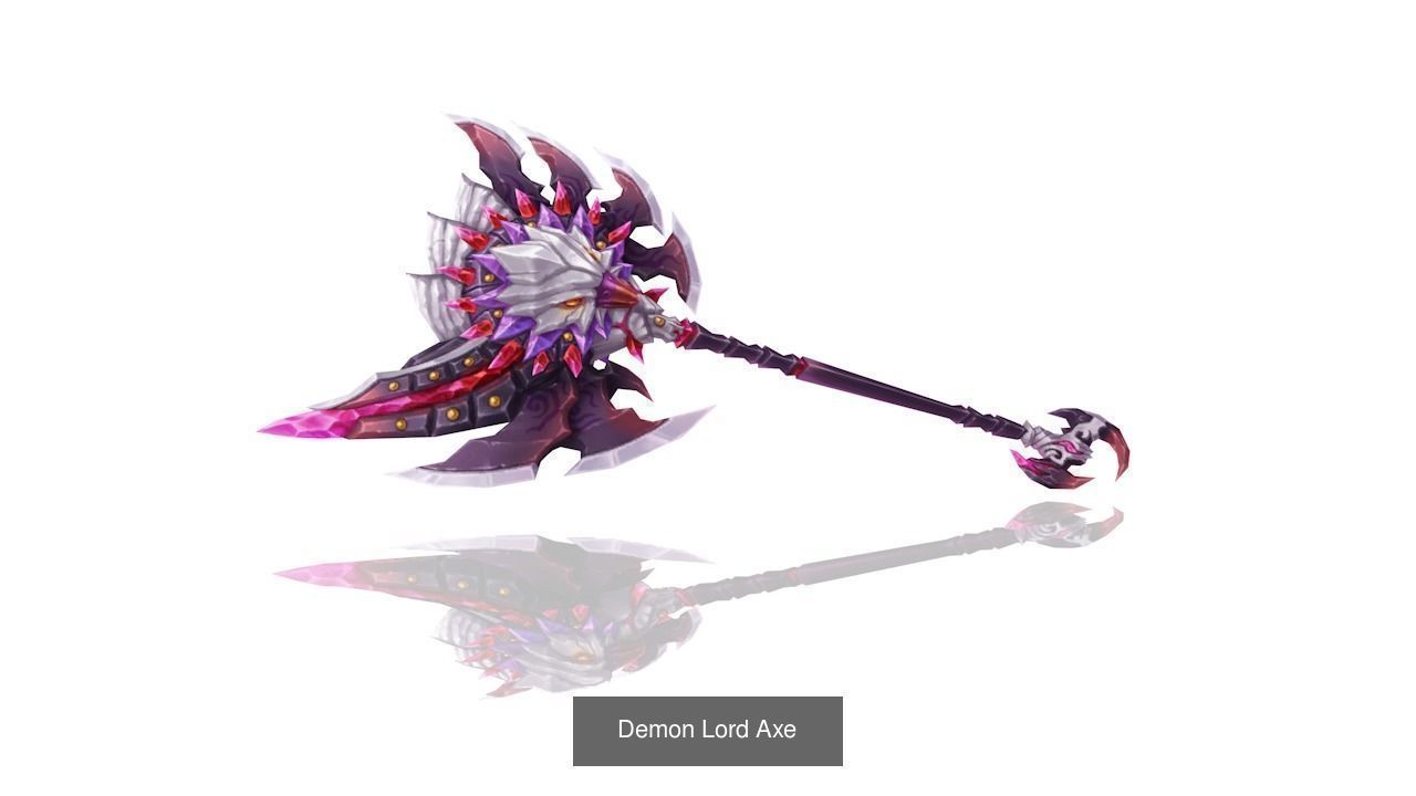 Demon Lord Weapons 3D Model Collection_4