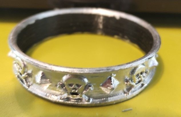 bracelet gotique 3D print model_1