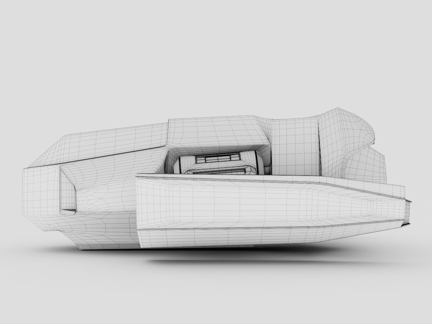 Space sci-fi Kitbash for my Graduation project 3D model_13