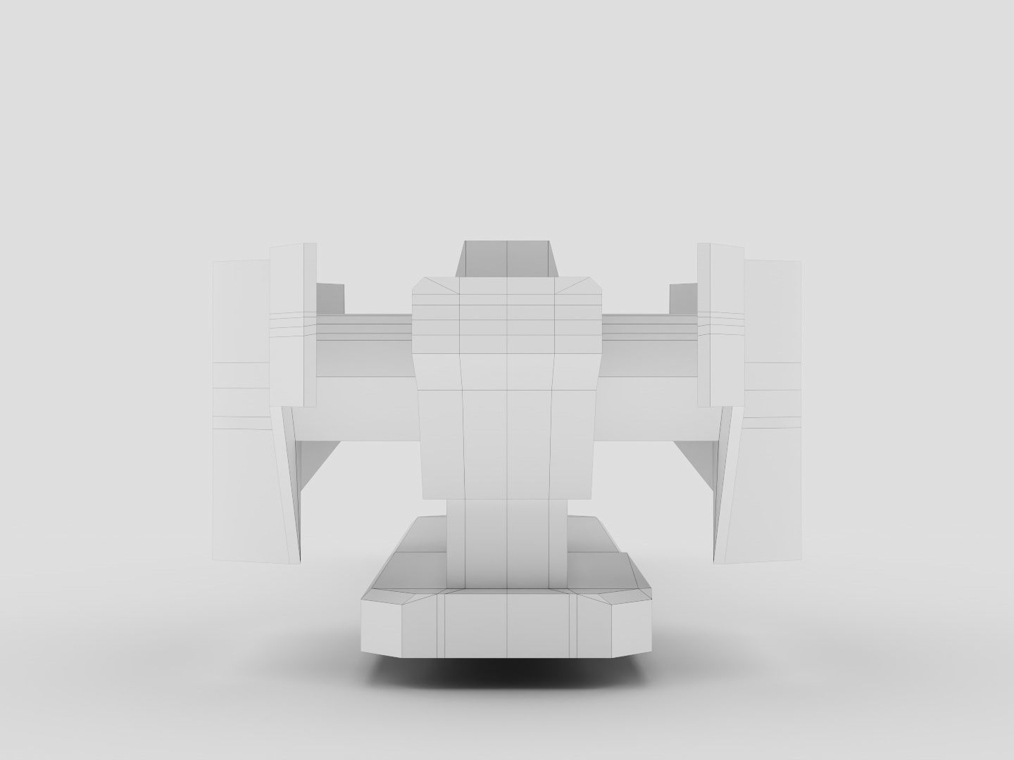 Space sci-fi Kitbash for my Graduation project 3D model_55