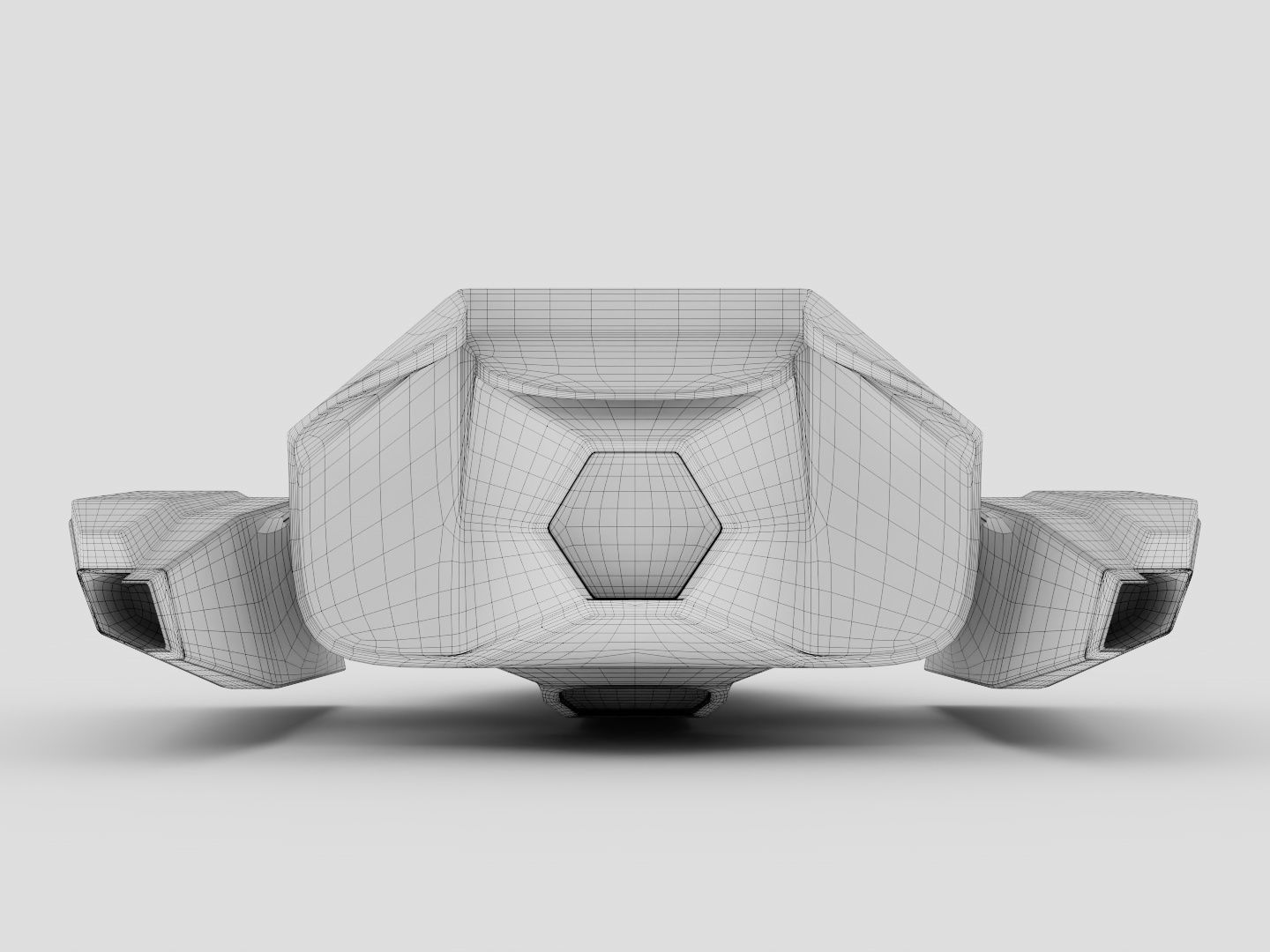 Space sci-fi Kitbash for my Graduation project 3D model_9