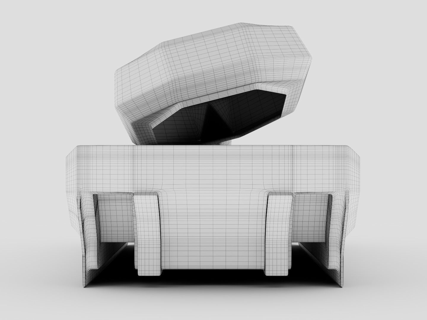 Space sci-fi Kitbash for my Graduation project 3D model_25