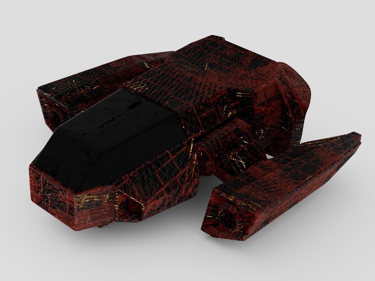 Space sci-fi Kitbash for my Graduation project 3D model_6