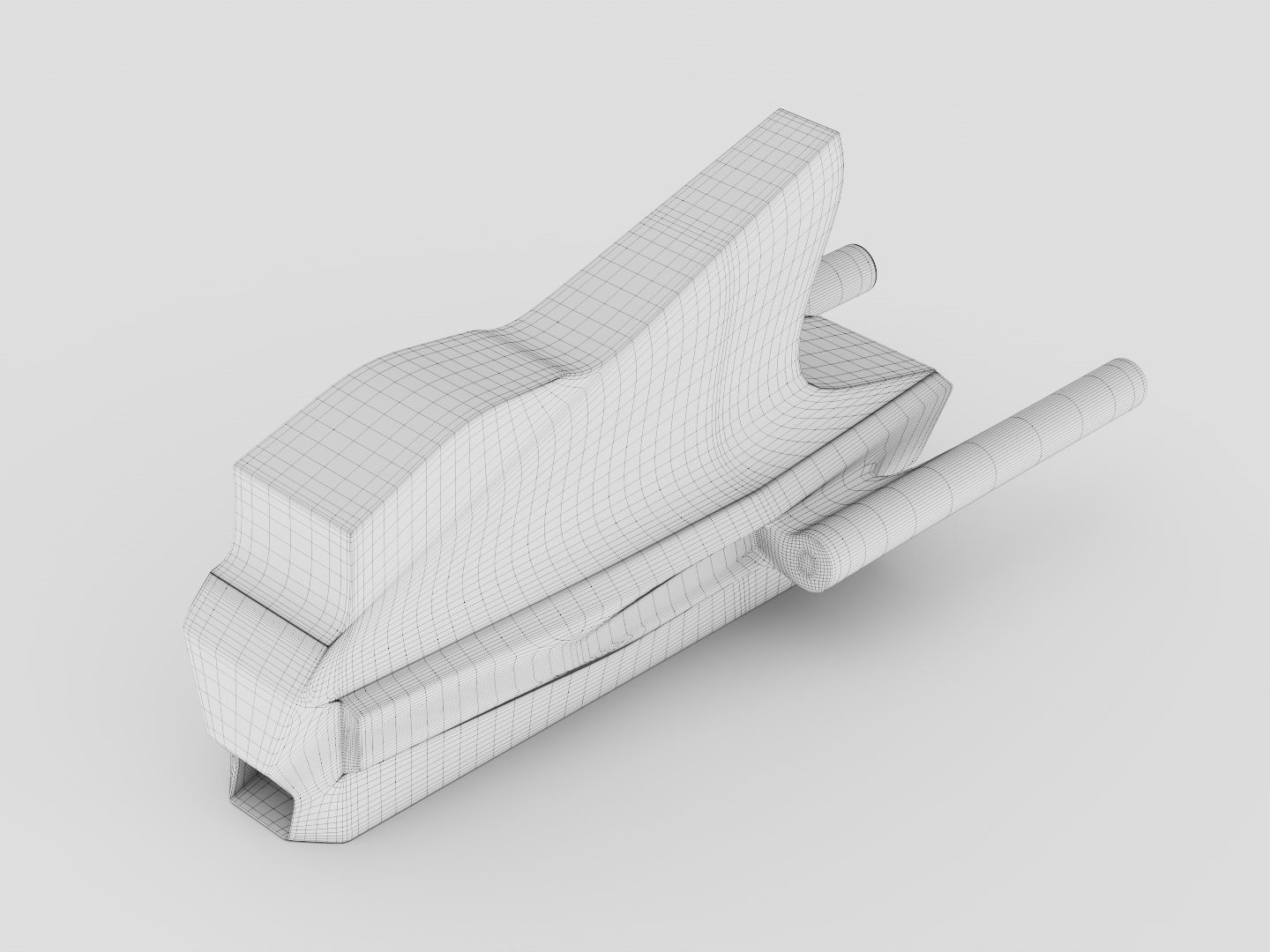 Space sci-fi Kitbash for my Graduation project 3D model_37