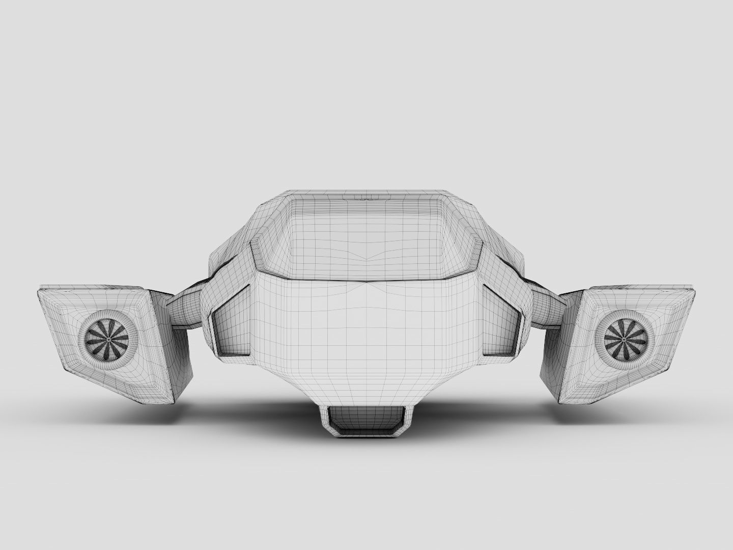 Space sci-fi Kitbash for my Graduation project 3D model_11