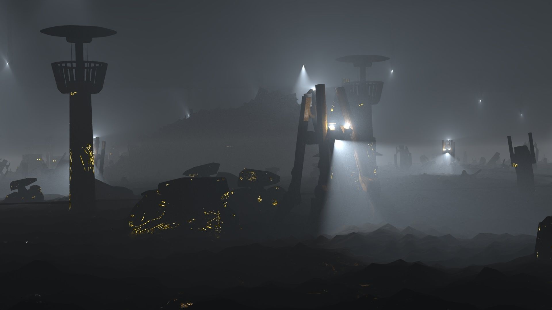 Environment panning scene from my Graduation project 3D model_5