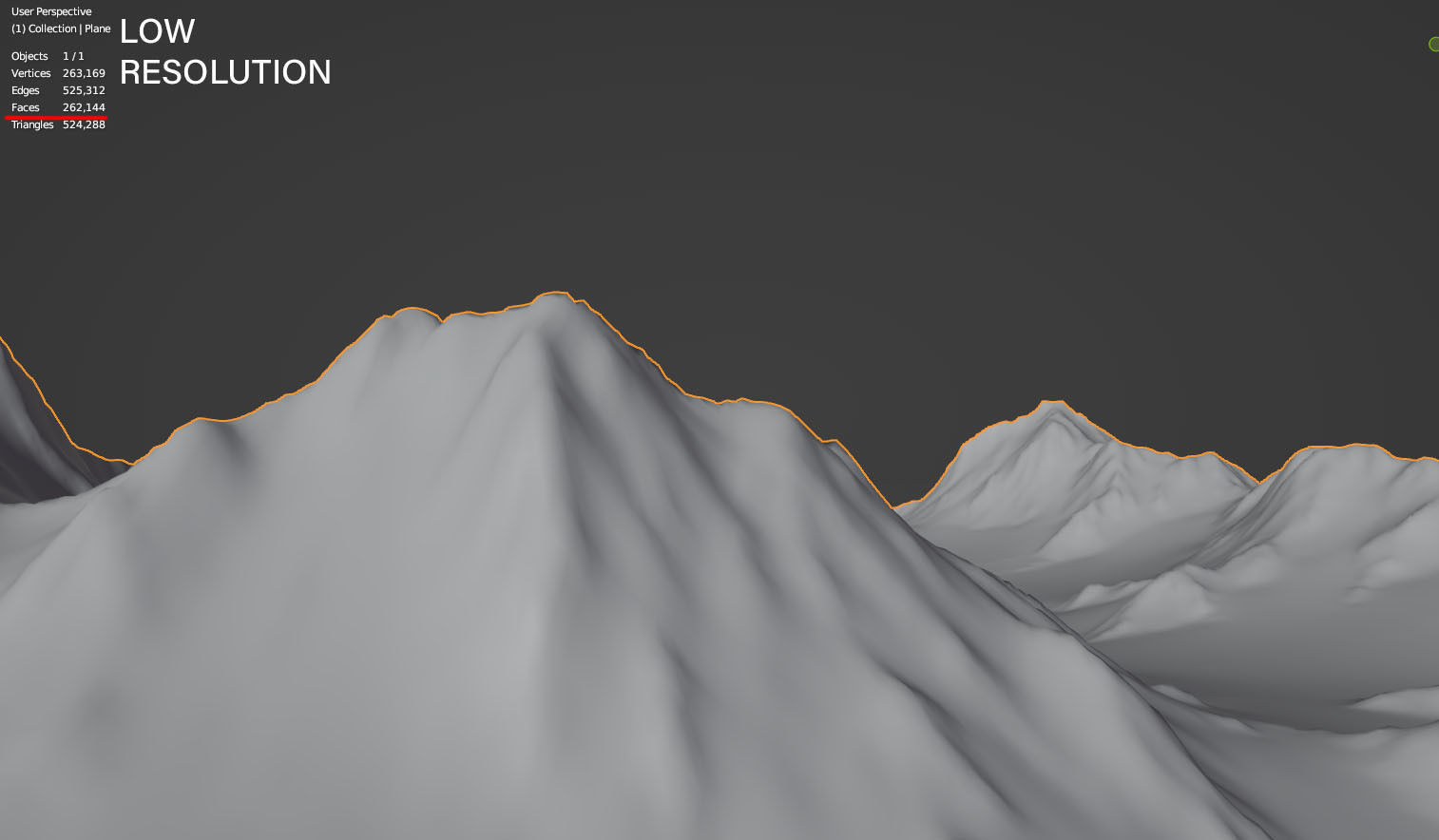 Snow Mountains Valley 3D model_15