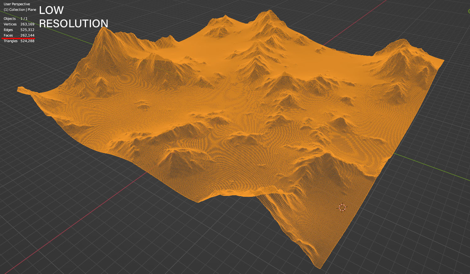 Snow Mountains Valley 3D model_14