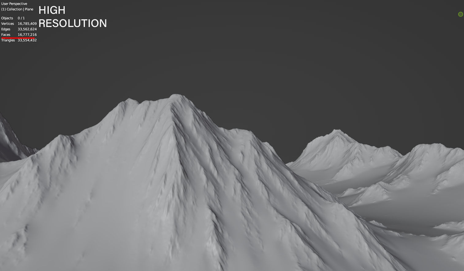 Snow Mountains Valley 3D model_19