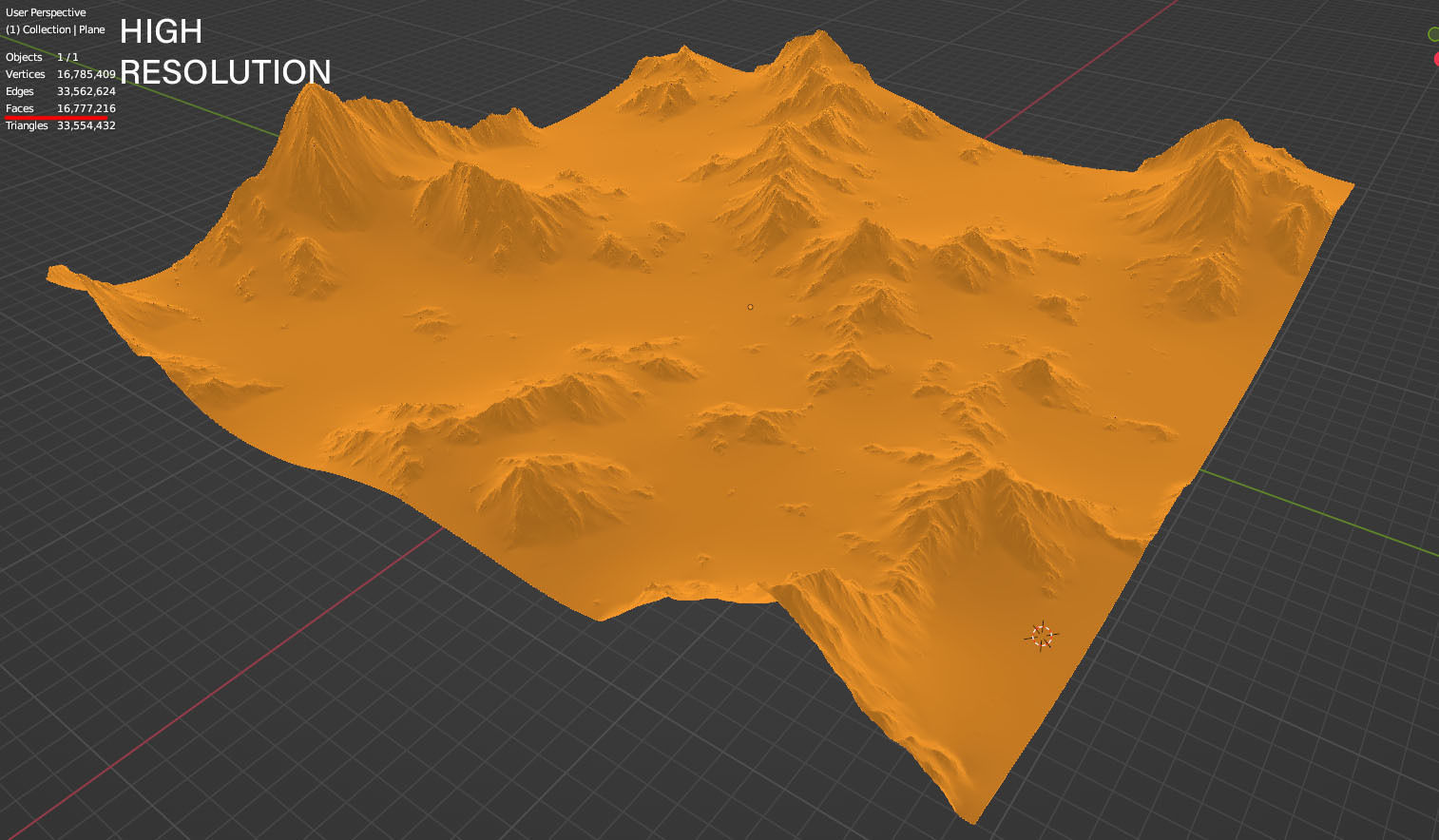 Snow Mountains Valley 3D model_18