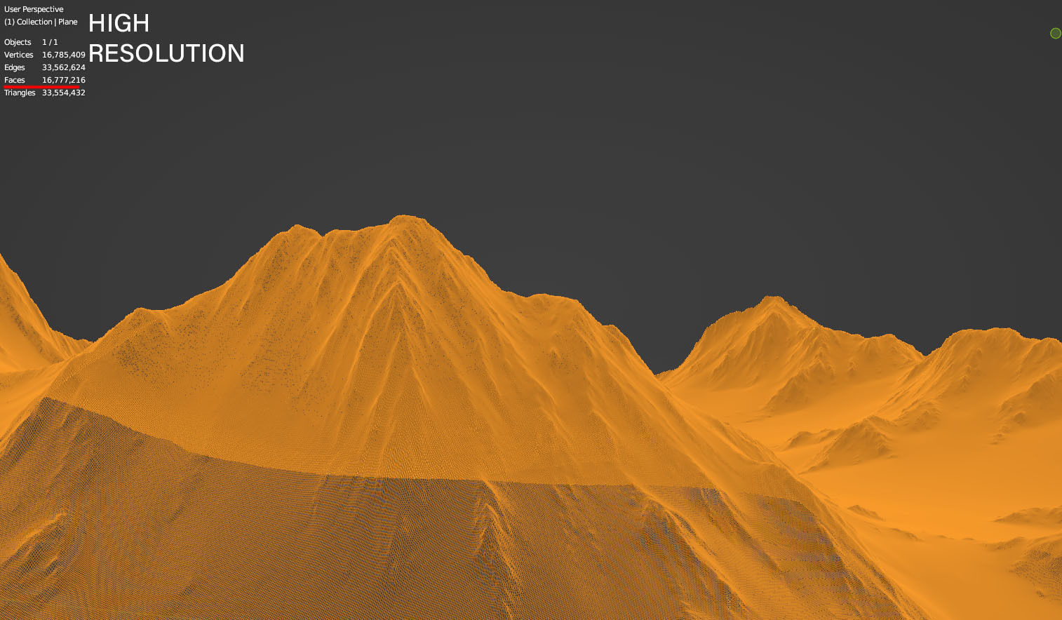 Snow Mountains Valley 3D model_20