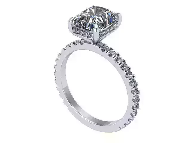 Emerald Cut Engagement Ring