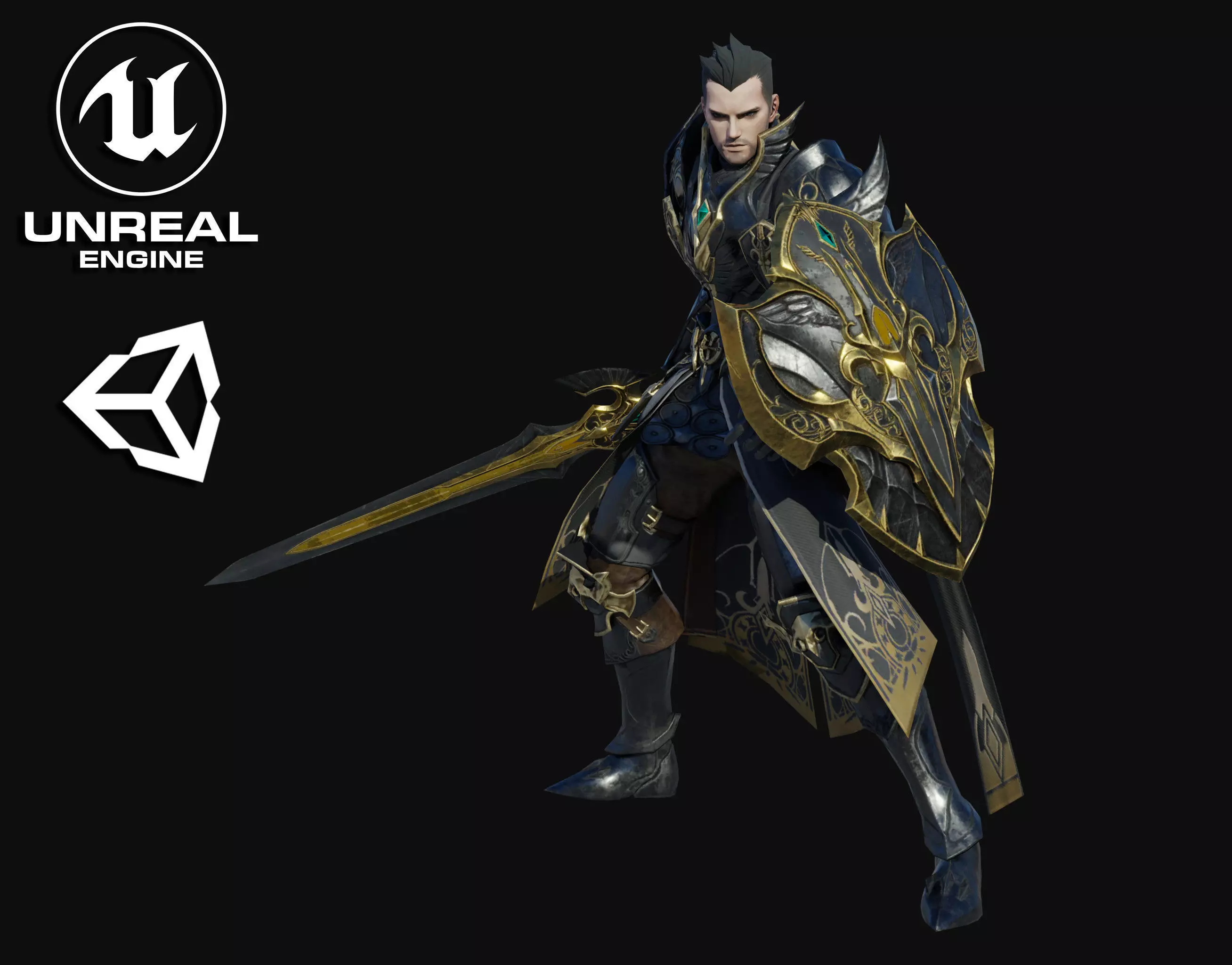 Soldier Man Low-poly 3D model