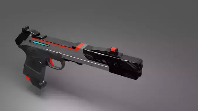 Sci-fi pistol
